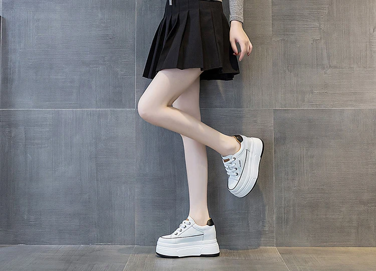 Fujin 9cm Cow Suede Genuine Leather Women Vulcanized Shoes Platform Wedge Skate Boarding High Brand Heels Casual Summer Shoes Fujin 9cm Cow Suede Genuine Leather Women Vulcanized Shoes Platform Wedge Skate Boarding High Brand Heels Casual Summer Shoes