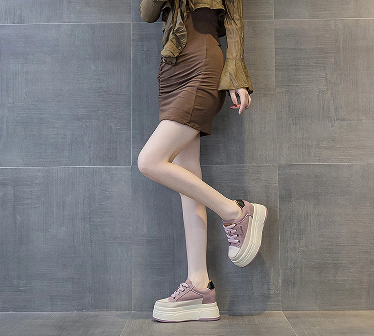 Fujin 9cm Cow Suede Genuine Leather Women Vulcanized Shoes Platform Wedge Skate Boarding High Brand Heels Casual Summer Shoes Fujin 9cm Cow Suede Genuine Leather Women Vulcanized Shoes Platform Wedge Skate Boarding High Brand Heels Casual Summer Shoes