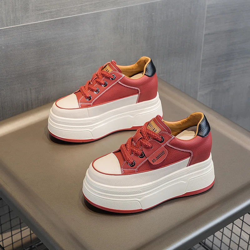 Fujin 9cm Cow Suede Genuine Leather Women Vulcanized Shoes Platform Wedge Skate Boarding High Brand Heels Casual Summer Shoes Fujin 9cm Cow Suede Genuine Leather Women Vulcanized Shoes Platform Wedge Skate Boarding High Brand Heels Casual Summer Shoes