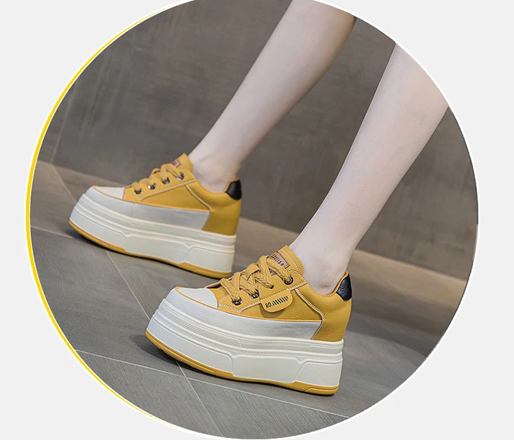 Fujin 9cm Cow Suede Genuine Leather Women Vulcanized Shoes Platform Wedge Skate Boarding High Brand Heels Casual Summer Shoes Fujin 9cm Cow Suede Genuine Leather Women Vulcanized Shoes Platform Wedge Skate Boarding High Brand Heels Casual Summer Shoes