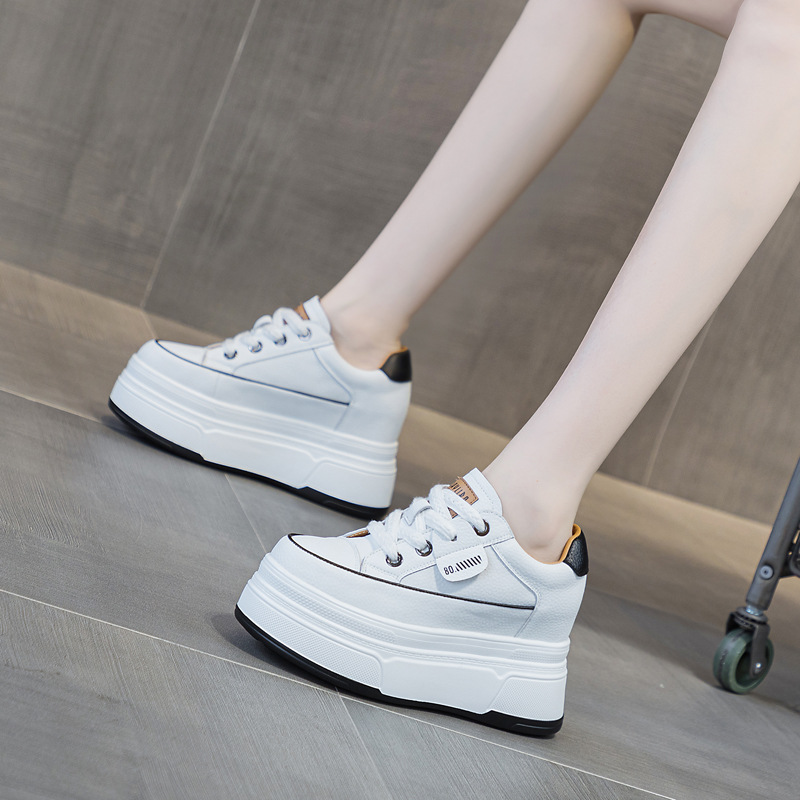 Fujin 9cm Cow Suede Genuine Leather Women Vulcanized Shoes Platform Wedge Skate Boarding High Brand Heels Casual Summer Shoes Fujin 9cm Cow Suede Genuine Leather Women Vulcanized Shoes Platform Wedge Skate Boarding High Brand Heels Casual Summer Shoes