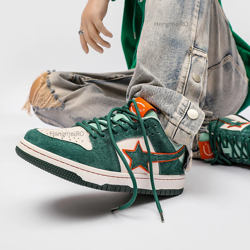 Women Shoes For Men Tennis Retro Star Y2K Punk Hip Hop Skateboard Shoes Fashion Male Sneakers Couple Outdoor Casual Sports Shoes Women Shoes For Men Tennis Retro Star Y2K Punk Hip Hop Skateboard Shoes Fashion Male Sneakers Couple Outdoor Casual Sports Shoes