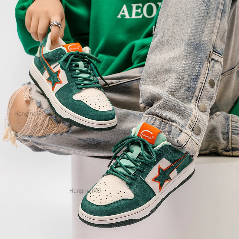 Women Shoes For Men Tennis Retro Star Y2K Punk Hip Hop Skateboard Shoes Fashion Male Sneakers Couple Outdoor Casual Sports Shoes Women Shoes For Men Tennis Retro Star Y2K Punk Hip Hop Skateboard Shoes Fashion Male Sneakers Couple Outdoor Casual Sports Shoes