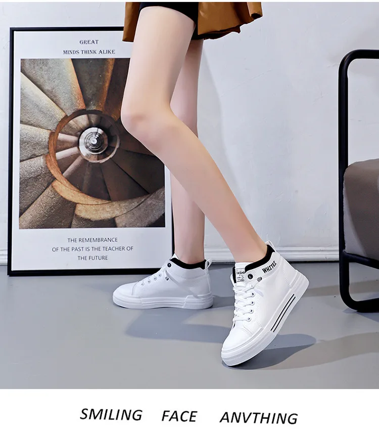 Women's Fashion High-top Breathable Sneakers 2023 Trend White Flat Casual Sports Designer Running Shoes for Woman Tennis Ladies Women's Fashion High-top Breathable Sneakers 2023 Trend White Flat Casual Sports Designer Running Shoes for Woman Tennis Ladies