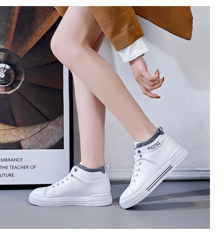 Women's Fashion High-top Breathable Sneakers 2023 Trend White Flat Casual Sports Designer Running Shoes for Woman Tennis Ladies Women's Fashion High-top Breathable Sneakers 2023 Trend White Flat Casual Sports Designer Running Shoes for Woman Tennis Ladies