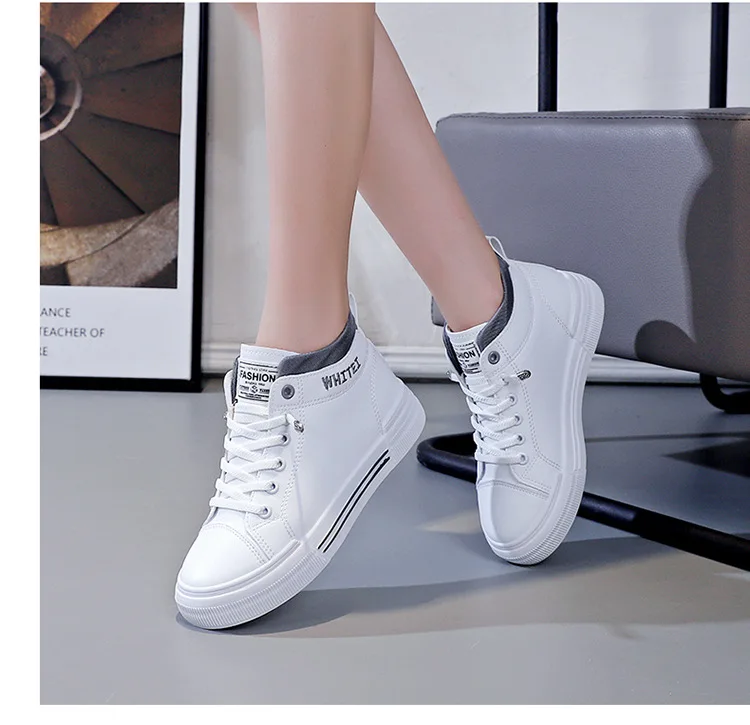 Women's Fashion High-top Breathable Sneakers 2023 Trend White Flat Casual Sports Designer Running Shoes for Woman Tennis Ladies Women's Fashion High-top Breathable Sneakers 2023 Trend White Flat Casual Sports Designer Running Shoes for Woman Tennis Ladies