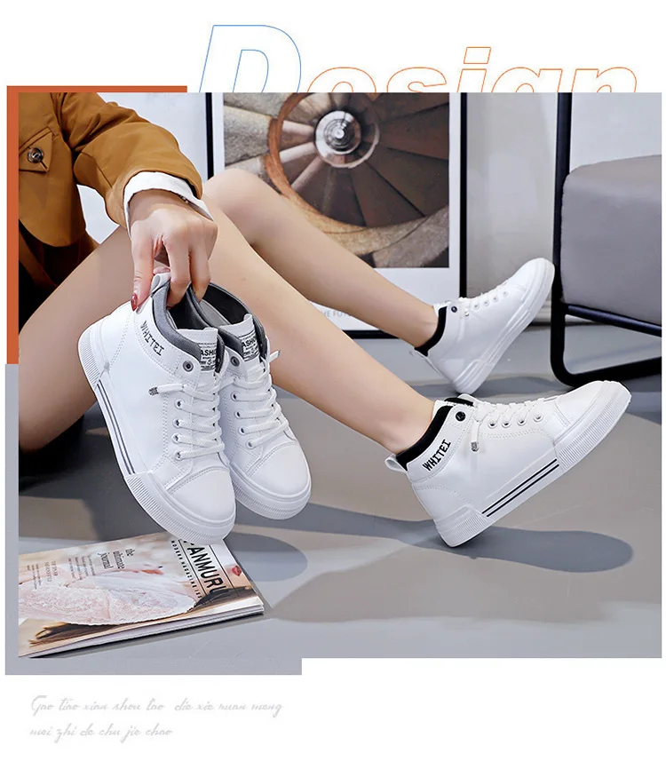Women's Fashion High-top Breathable Sneakers 2023 Trend White Flat Casual Sports Designer Running Shoes for Woman Tennis Ladies Women's Fashion High-top Breathable Sneakers 2023 Trend White Flat Casual Sports Designer Running Shoes for Woman Tennis Ladies