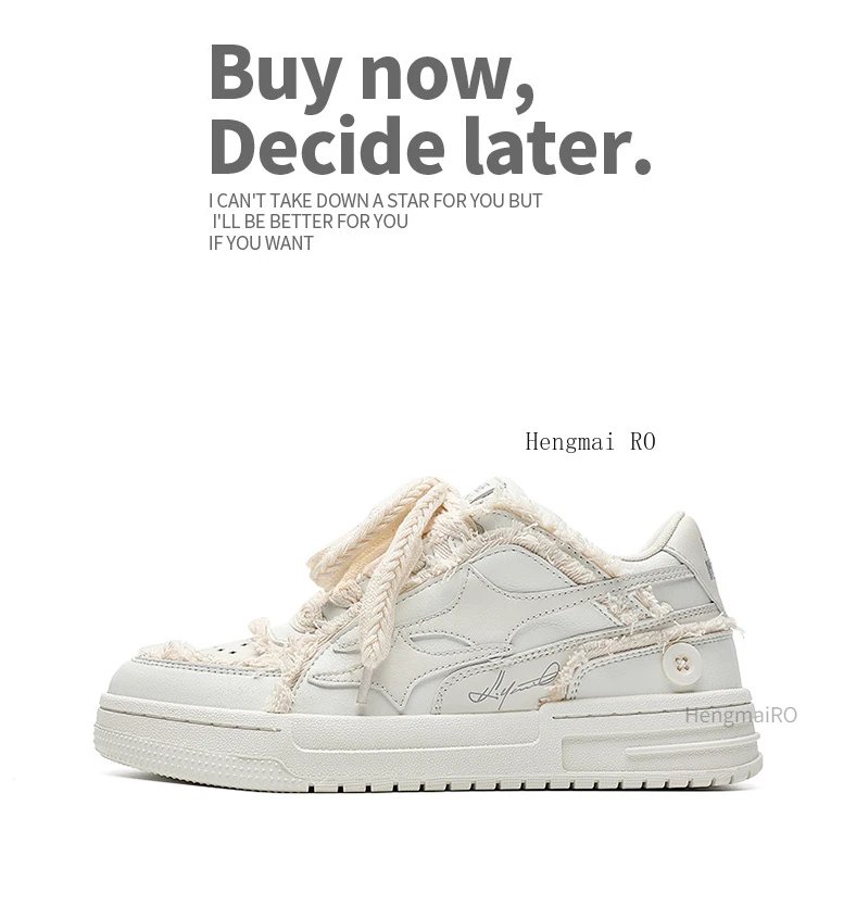 Women Shoes For Men Tennis Retro Fashion Y2K Star Skateboard Shoes White Leather Male Sneakers Couple Outdoor Sport Casual Shoes