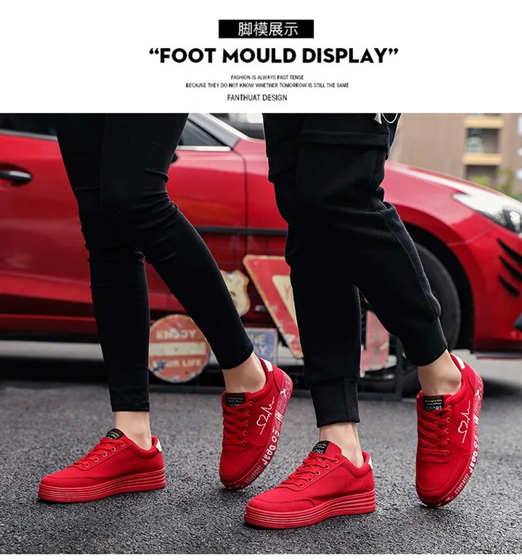 Sneakers Women's Heart Embroidery Lace-up Platform Women Vulcanized Shoes Sneakers Casual Shoes Graffiti Flat Zapatos Hombe
