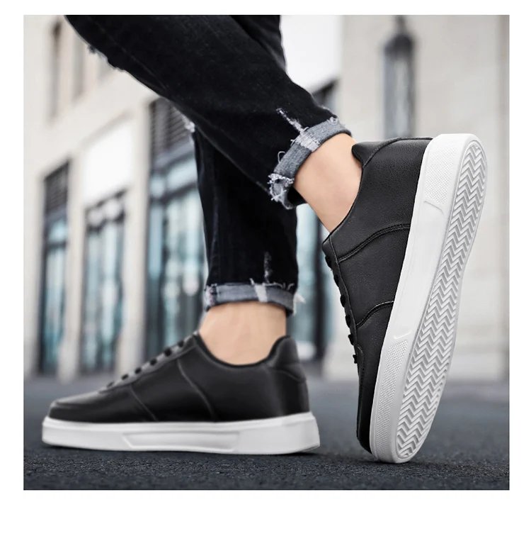 Classic White Sneakers for Men Women Comfort Leather Sneakers Skateboarding Sports Shoes Big Size 47 Men Trainers Basket Homme