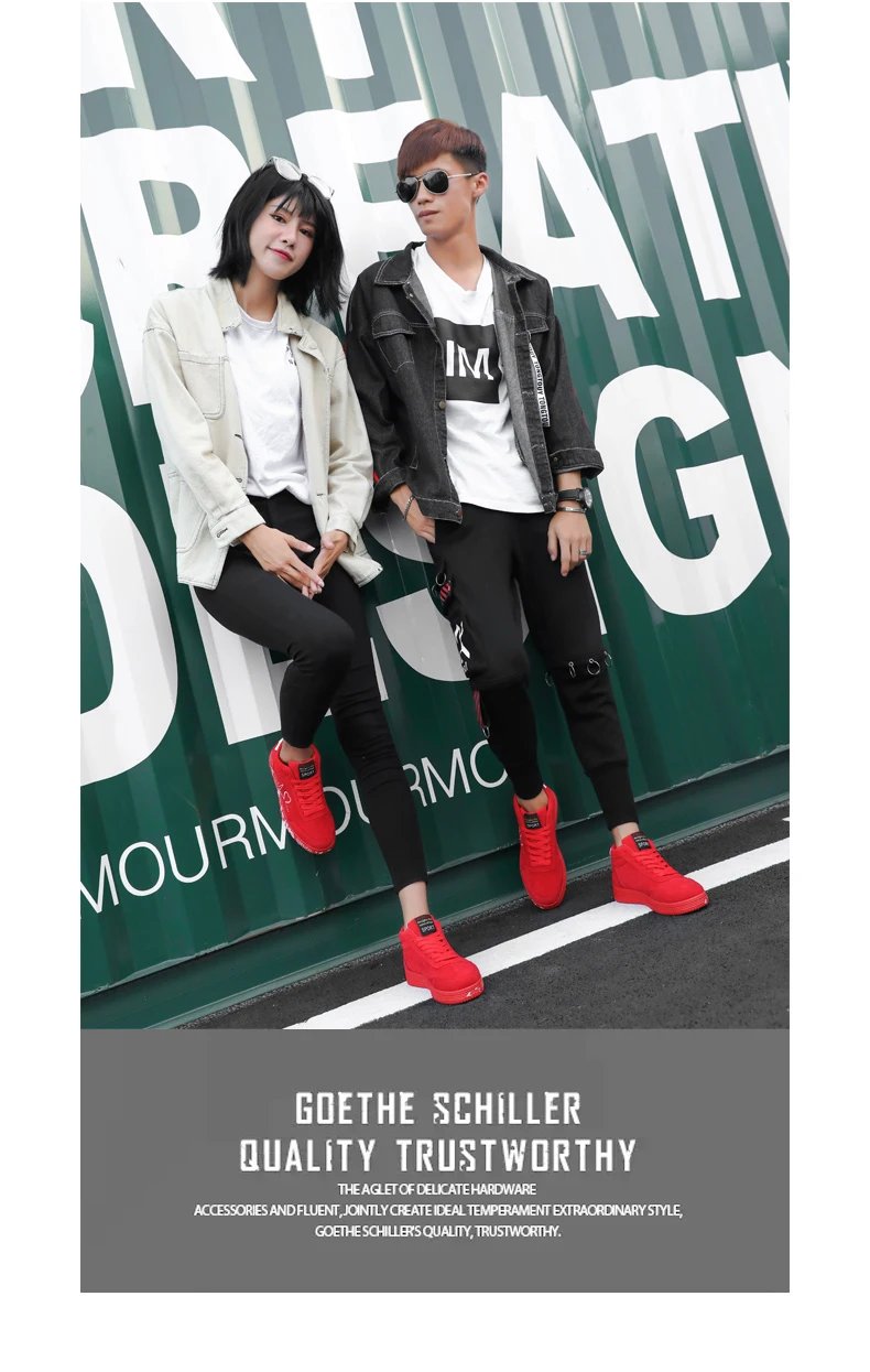 Red High Top Sneakers Women Shoes 2024 Spring Canvas Running Women's Casual Sport Shoes Man Graffiti basket femme Big Size 35-44