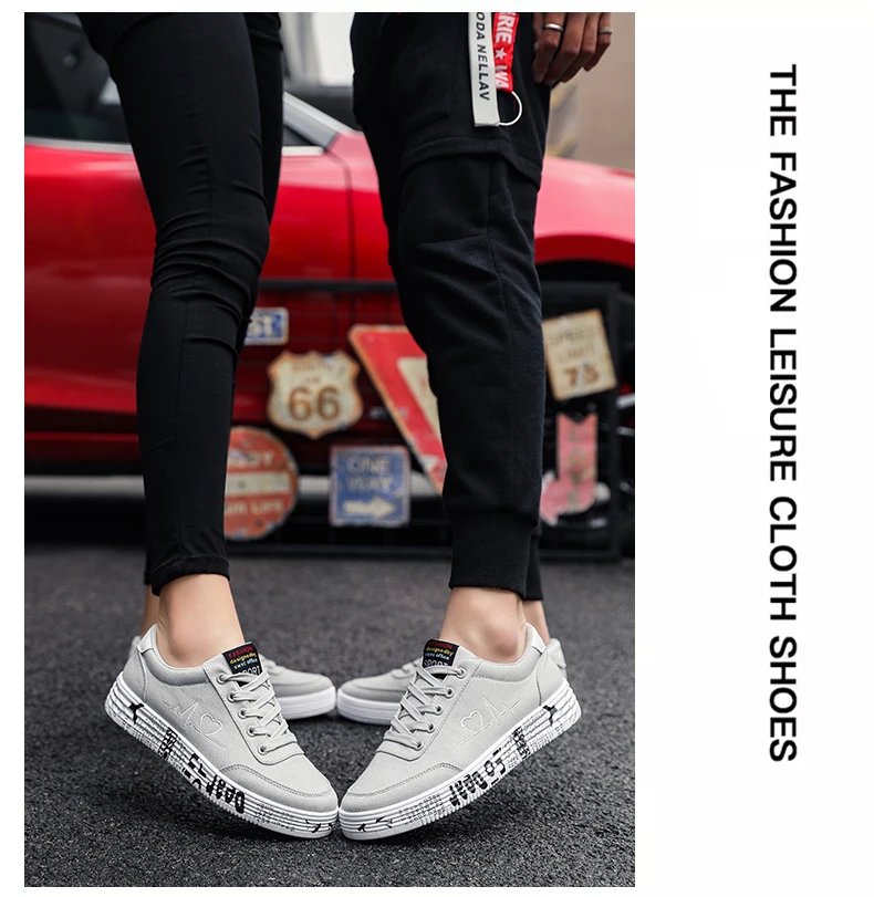 Red High Top Sneakers Women Shoes 2024 Spring Canvas Running Women's Casual Sport Shoes Man Graffiti basket femme Big Size 35-44