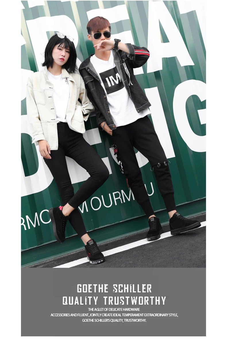 Red High Top Sneakers Women Shoes 2024 Spring Canvas Running Women's Casual Sport Shoes Man Graffiti basket femme Big Size 35-44