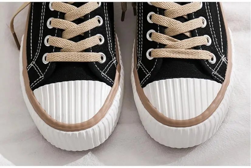 Women Canvas Shoes Fashion Sneakers Unisex New Casual Vulcanize Shoes Woman Fashion Loafers High Quality 3 Times Vulcanization