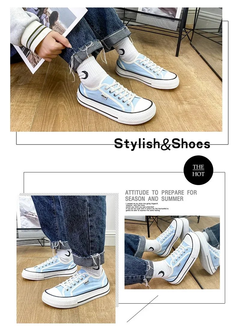 Women's Canvas Shoes 2024 Spring Lace Up Round Toe Causal Flat Shoes Student Sneakers Girls Skateboard Vulcanized Tennis Women