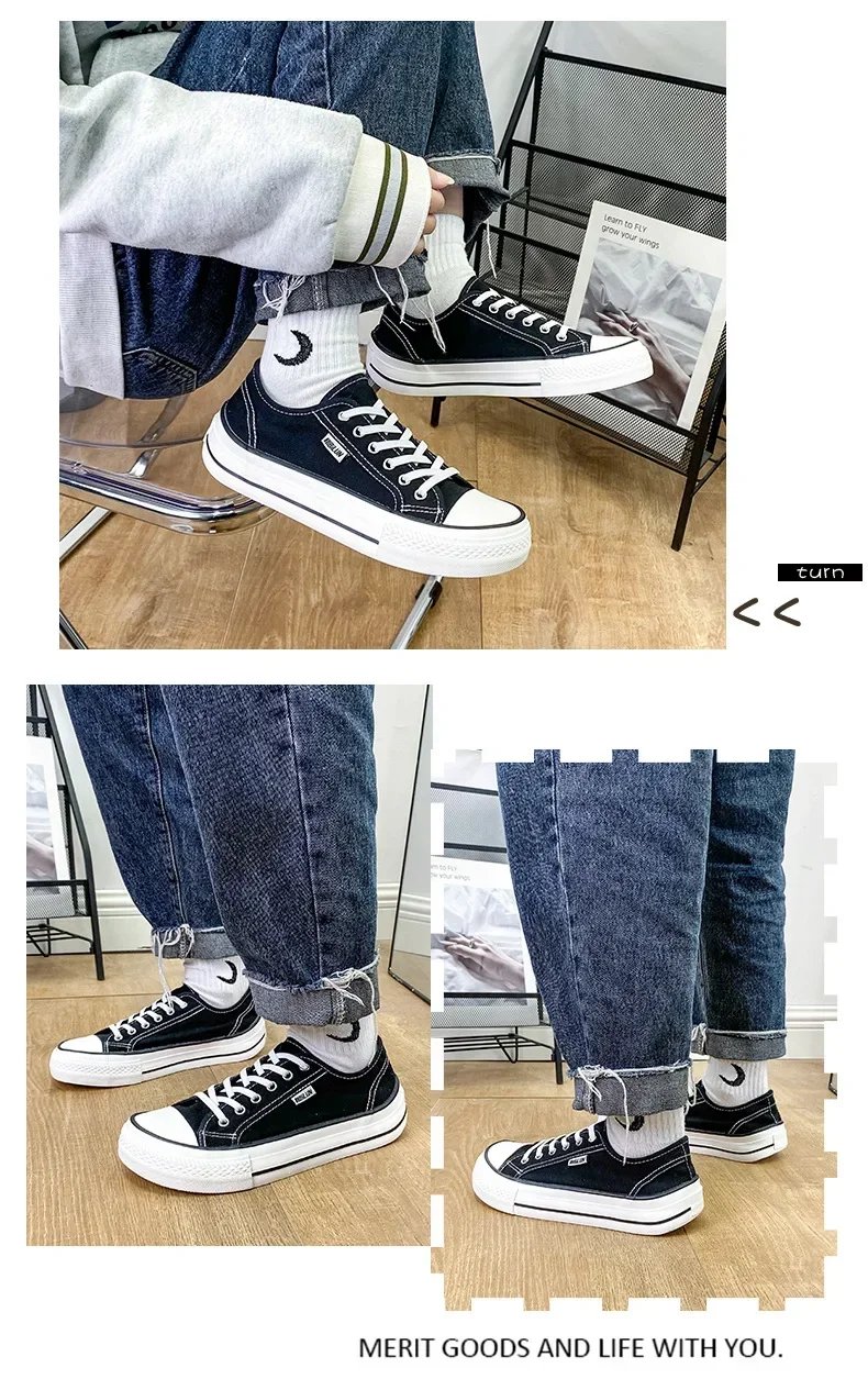 Women's Canvas Shoes 2024 Spring Lace Up Round Toe Causal Flat Shoes Student Sneakers Girls Skateboard Vulcanized Tennis Women