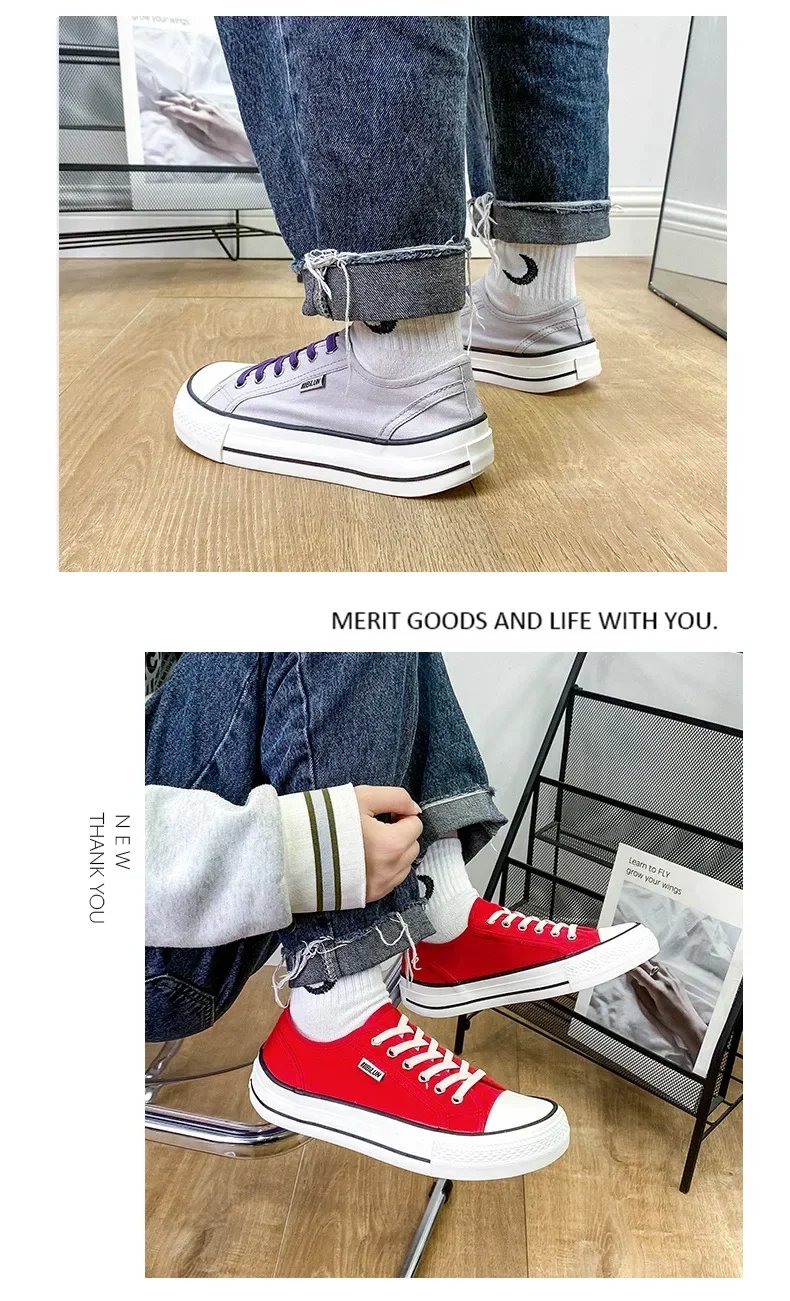 Women's Canvas Shoes 2024 Spring Lace Up Round Toe Causal Flat Shoes Student Sneakers Girls Skateboard Vulcanized Tennis Women