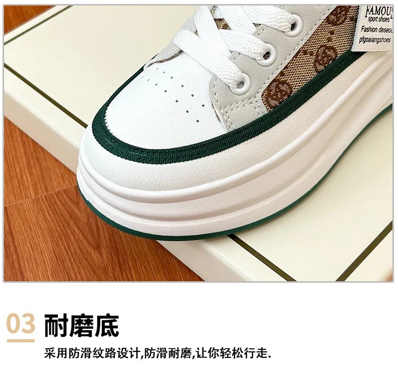 Women's Vulcanized Shoes Lace-up Platform Casual Shoes Breathable Hard-wearing Wedges Lightweight Comfortable Women Sneakers Women's Vulcanized Shoes Lace-up Platform Casual Shoes Breathable Hard-wearing Wedges Lightweight Comfortable Women Sneakers
