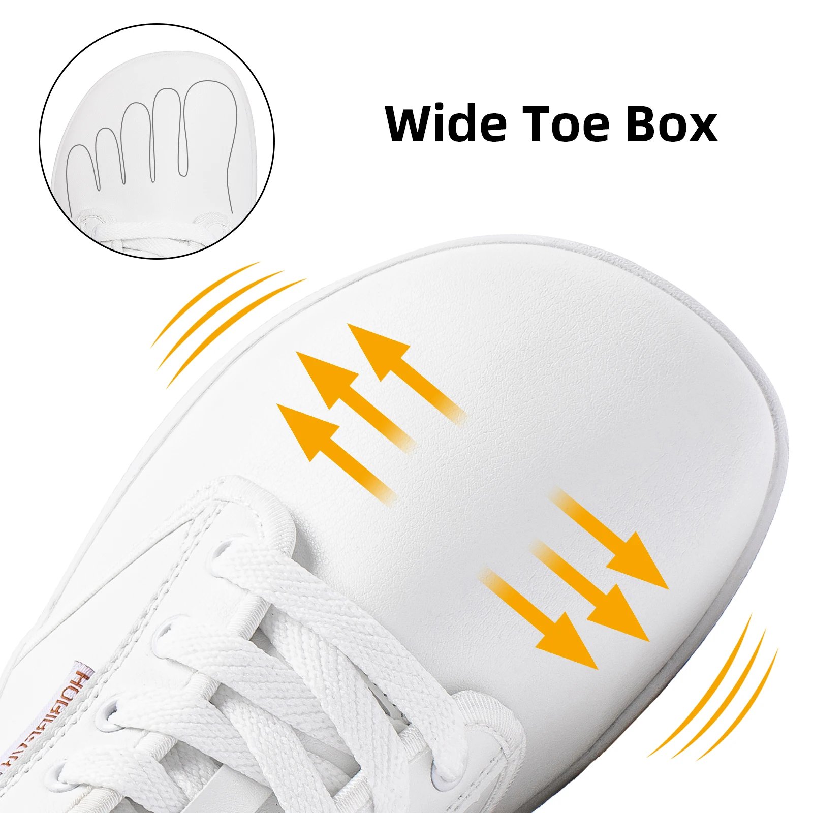 Wide Barefoot Leather Shoes for Unisex Minimalist Zero Drop Shoes Fashion Sneakers