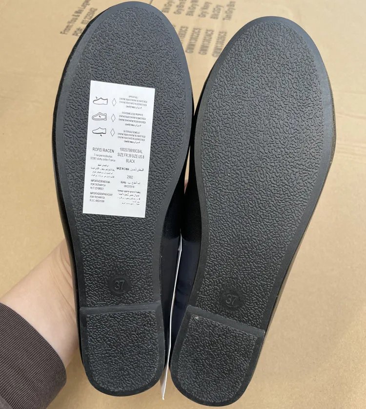 Elegant Bowknot Ballerina Women's Flat Round Toe Comfort Slip-On Ladies Loafers Leather Single Mules Shoes