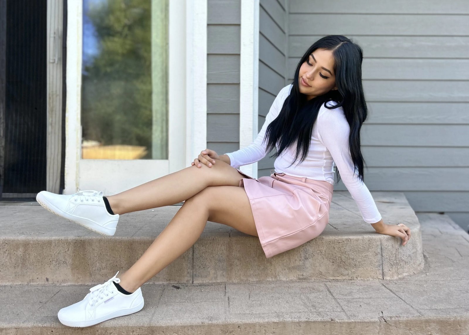 Minimalist Shoes for Men Wide Toe Barefoot Zero Drop Shoes Casual Leather Fashion Sneakers Lightweight Walking Shoes