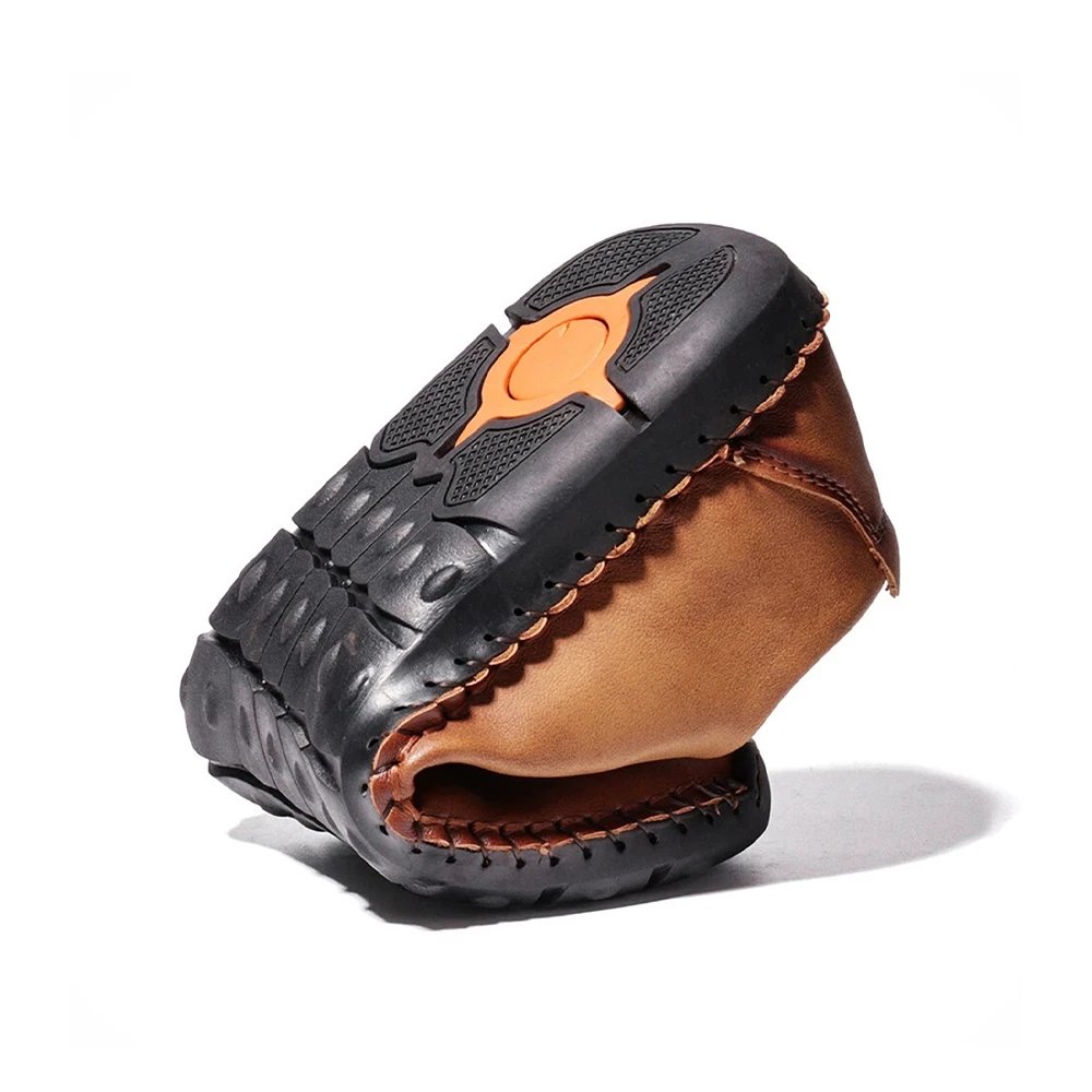 Handmade Leather Casual Men Shoes Design Sneakers Men Comfortable Leather Shoes Men Loafers Hot Sale Moccasins Driving Shoe