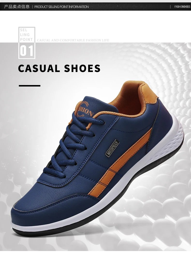 Pu Leather Men Shoes Sneakers Trend Casual Breathable Leisure Male Sneakers Non-Slip Footwear Vulcanized Shoes Tenis Masculino Pu Leather Men Shoes Sneakers Trend Casual Breathable Leisure Male Sneakers Non-Slip Footwear Vulcanized Shoes Tenis Masculino