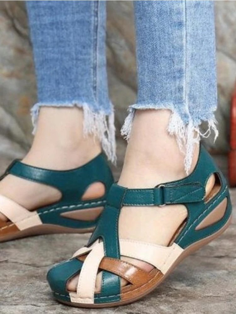 Women Sandals Summer Open Toe Women's Shoes Flat Sandals For Women Non-Slip Comfortable Lightweight Walking Sandals