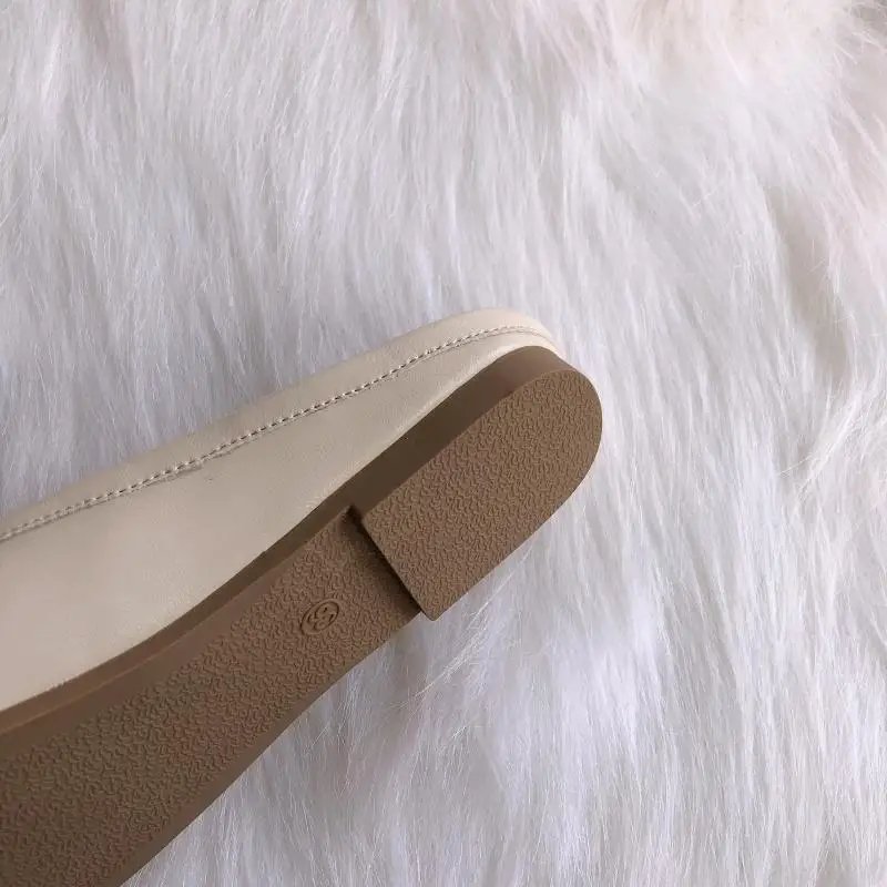 Tabi Ninja Shoes Woman Microfiber Leather Comfy Flats Split Toe Slippers Soft Bottom Loafers Brief Ladies Trotter Moccasins 2023