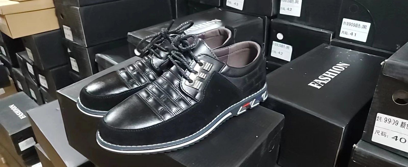 Men Casual Shoes Fashion Brand Classic Casual Men Pu Leather Shoes Black Hot Sale Breathable Business Lace-Up Men Shoes Big Size