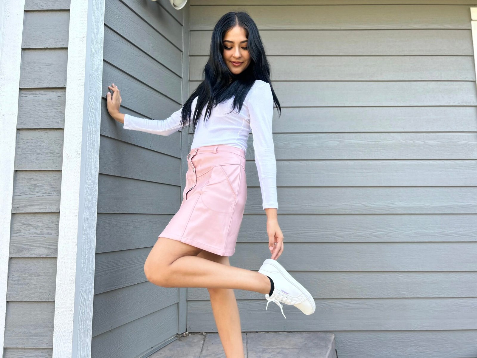 Minimalist Shoes Women Wide Toe Barefoot Zero Drop Shoes Leather Fashion Sneakers