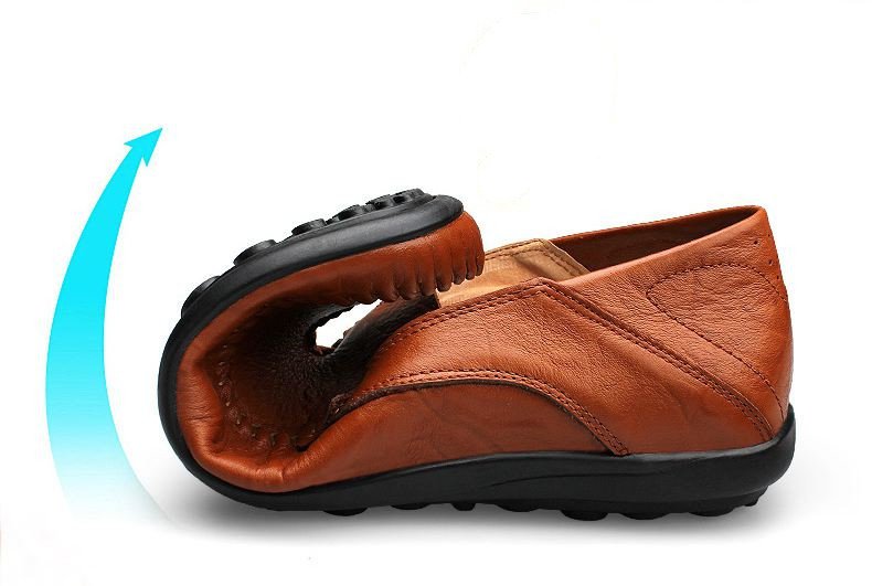 Genuine Leather Men Shoes Casual Luxury Brand Formal Mens Loafers Moccasins Italian Breathable Slip on Male Boat Shoes Plus Size