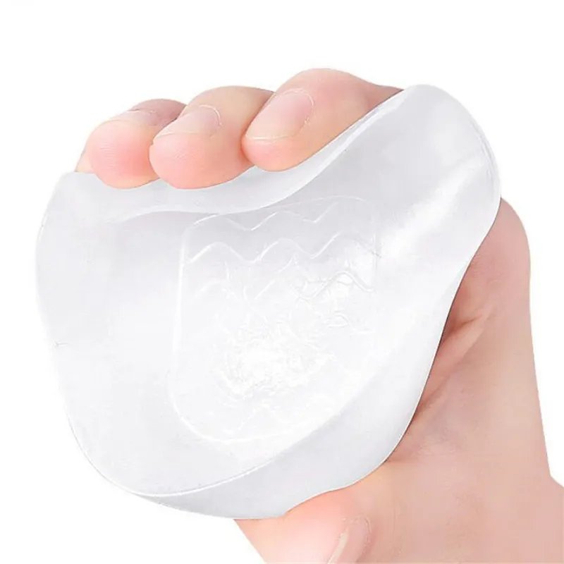 Unisex Invisible Height Lifting Increase Insoles Silicone Elastic Heel Pad Foot Protection Men Women Heel Cushion Hidden Insole