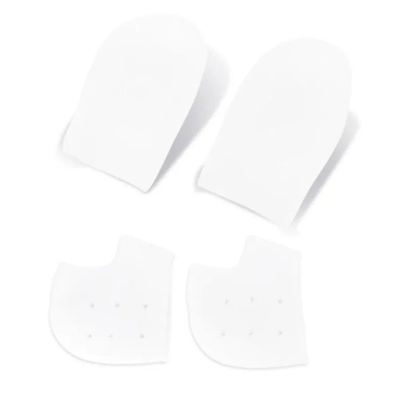 Silicone Invisible Inner Height Insoles Lifting Increase Socks Outdoor Foot Protection Pad Men Women Heel Cushion Hidden Insole