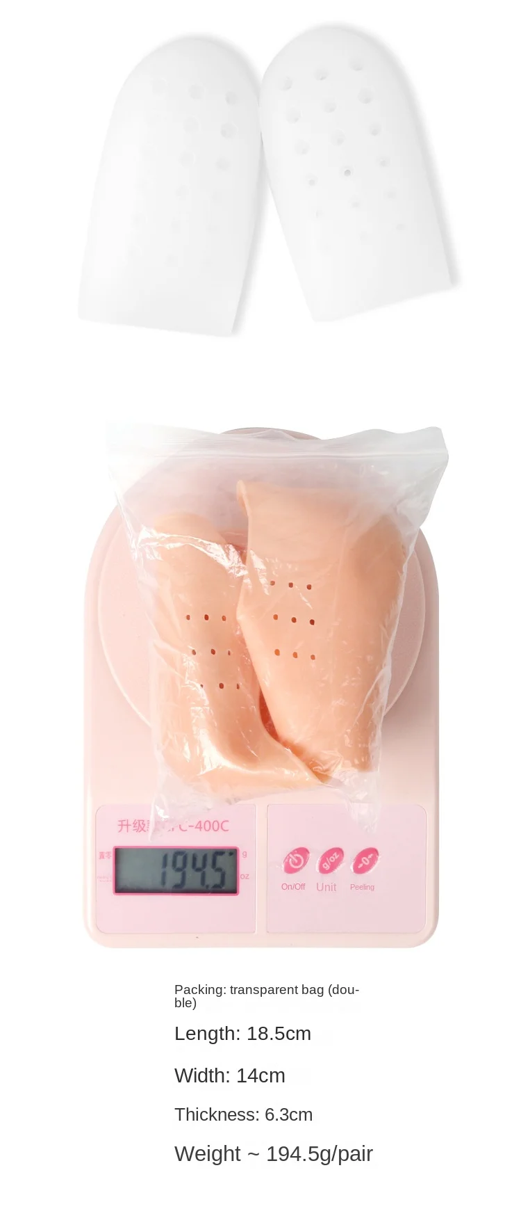 Unisex Invisible Height Lifting Increase Insoles Silicone Elastic Heel Pad Foot Protection Men Women Heel Cushion Hidden Insole Unisex Invisible Height Lifting Increase Insoles Silicone Elastic Heel Pad Foot Protection Men Women Heel Cushion Hidden Insole