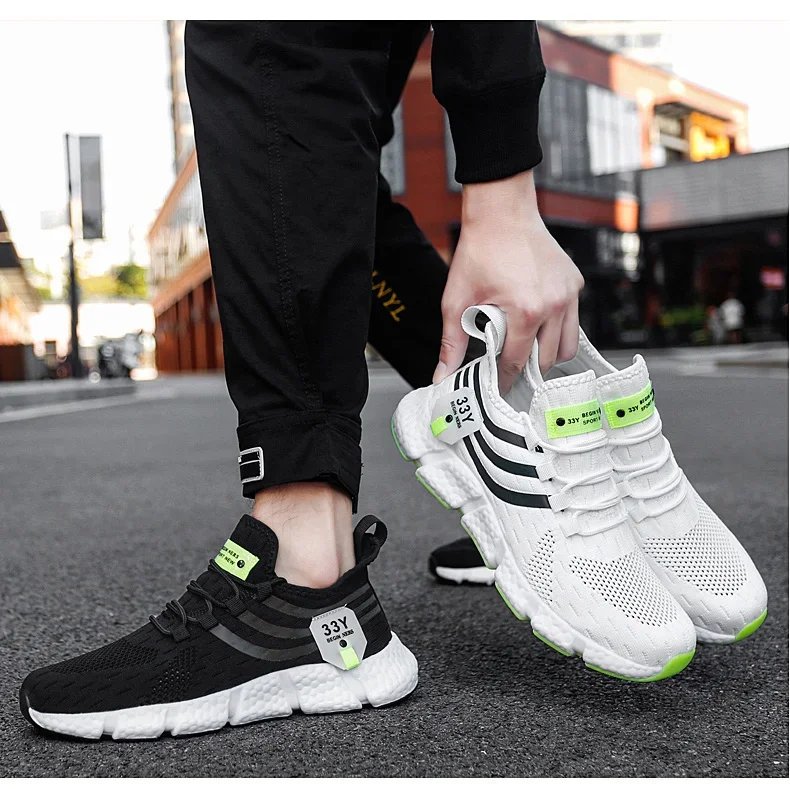 Men Shoes Sneakers Breathable Comfortable Casual Running Shoes Luxury Tenis Sneaker Male Footwear 2024 Summer Men Tennis Shoes