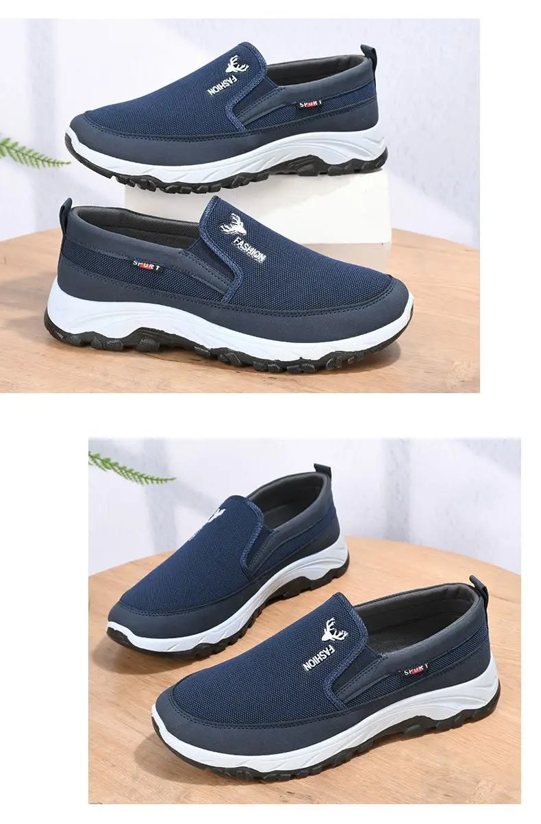 Men's Canvas Shoes with Soft Soles Casual Breathable Comfortable Sliding Sleeves Men's Cloth Shoes Men's Oxford Sneakers Men's Canvas Shoes with Soft Soles Casual Breathable Comfortable Sliding Sleeves Men's Cloth Shoes Men's Oxford Sneakers