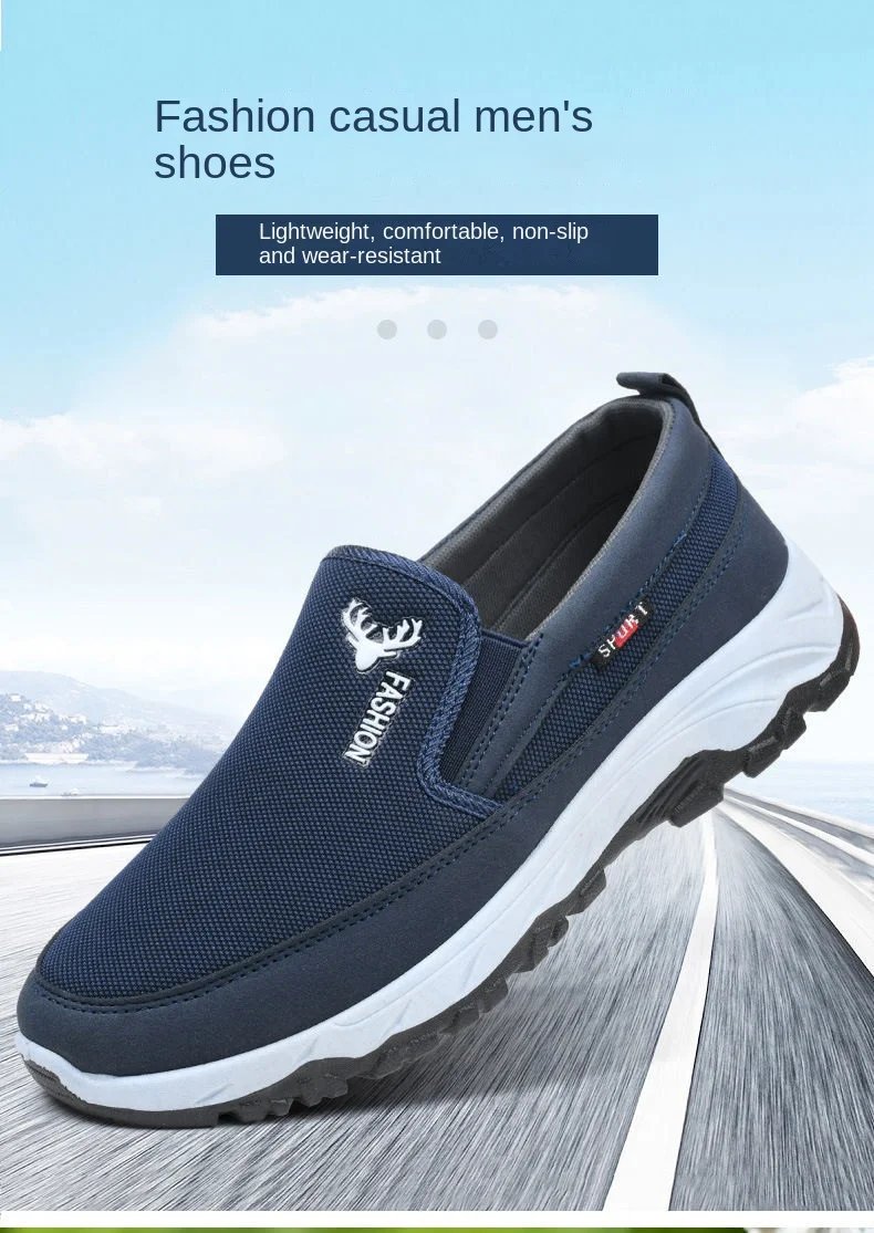 Men's Canvas Shoes with Soft Soles Casual Breathable Comfortable Sliding Sleeves Men's Cloth Shoes Men's Oxford Sneakers Men's Canvas Shoes with Soft Soles Casual Breathable Comfortable Sliding Sleeves Men's Cloth Shoes Men's Oxford Sneakers
