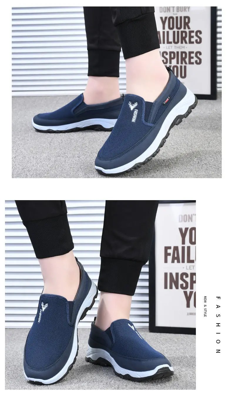 Men's Canvas Shoes with Soft Soles Casual Breathable Comfortable Sliding Sleeves Men's Cloth Shoes Men's Oxford Sneakers Men's Canvas Shoes with Soft Soles Casual Breathable Comfortable Sliding Sleeves Men's Cloth Shoes Men's Oxford Sneakers