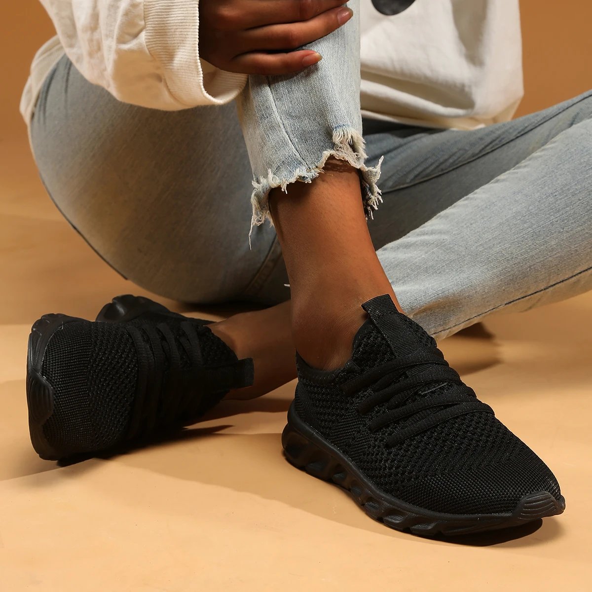 Women Casual Sport Shoes Light Sneakers Women's White Outdoor Breathable Mesh Black Running Shoes Athletic Jogging Tennis Shoes Women Casual Sport Shoes Light Sneakers Women's White Outdoor Breathable Mesh Black Running Shoes Athletic Jogging Tennis Shoes