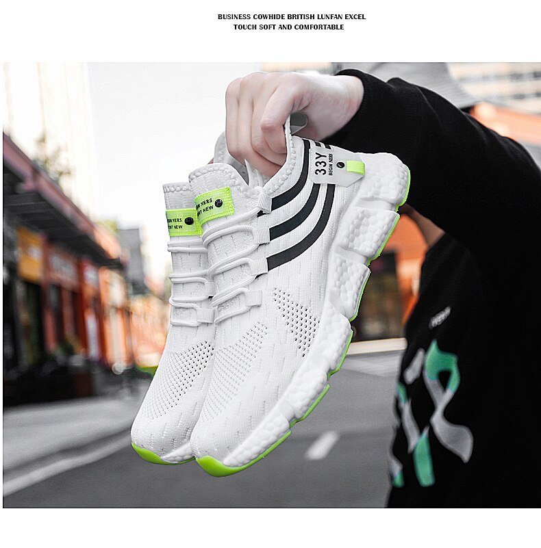 Men Shoes Breathable Classic Running Sneakers for Man Outdoor Light Comfortable Mesh Shoes Slip on Walking ShoesTenis Women