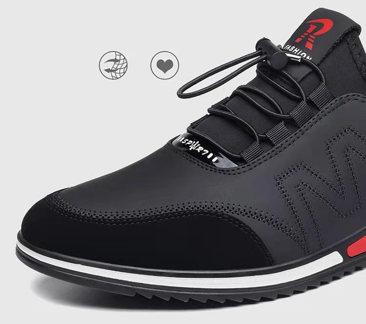 New Fashion Men's Shoes Concise Soft Soled Men Casual Shoes Breathable Lace-Up Bottom Light Sneakers Male 2023 Tenis Masculino