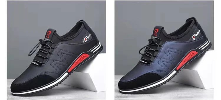 New Fashion Men's Shoes Concise Soft Soled Men Casual Shoes Breathable Lace-Up Bottom Light Sneakers Male 2023 Tenis Masculino