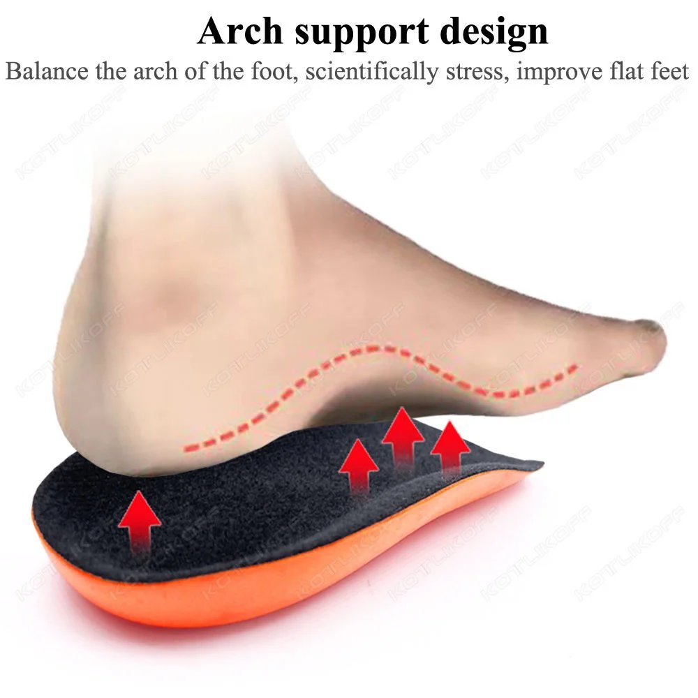 Orthopedic Half Insoles For Plantar Fasciitis Pain Relief Heel Pad Sports Running Soft Elastic Shock Absorption Heel Foot Insert