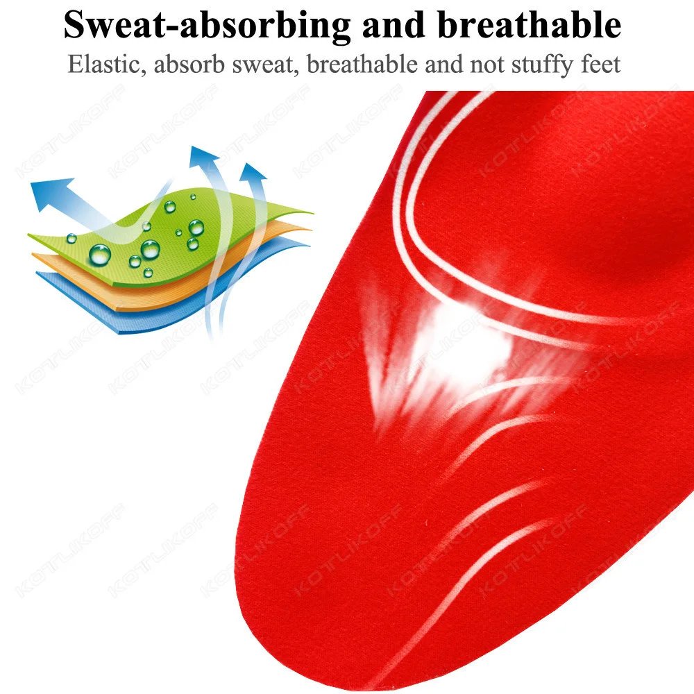 Severe Flat Feet Insoles Orthotic Arch Support Inserts Orthopedic Shoes Sole For High Heel Plantar Fasciitis Men Woman