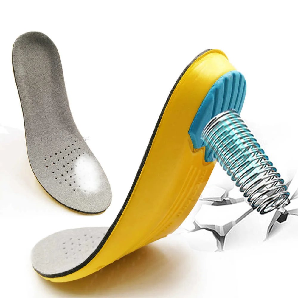 Shoe Inserts Pad Soft Sport Insoles Memory Foam Breathable Outdoor Running Silicone Gel Cushion Orthopedic Insoles EU 35-47 Size