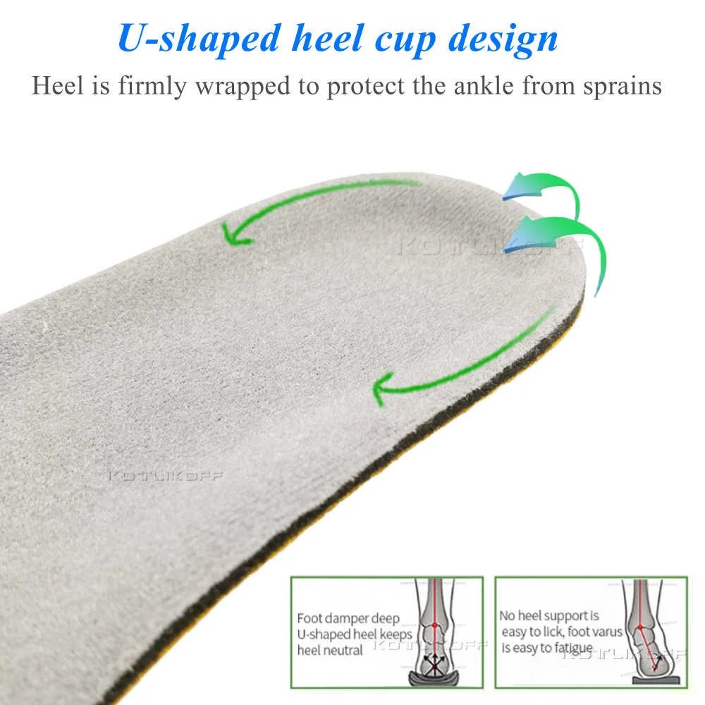 Shoe Inserts Pad Soft Sport Insoles Memory Foam Breathable Outdoor Running Silicone Gel Cushion Orthopedic Insoles EU 35-47 Size