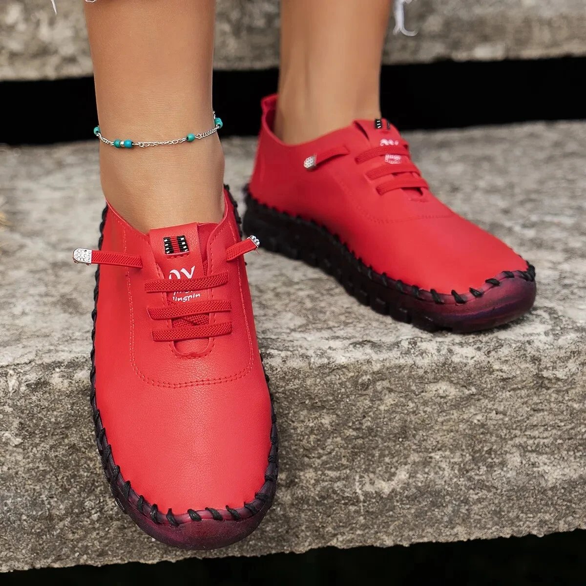 2022 New Spring Casual Women Shoes Platform Loafers 2022 Lace Up Leather Flats Slip-On Mom Shoe Mujer Zapatos Chaussure Femme 2022 New Spring Casual Women Shoes Platform Loafers 2022 Lace Up Leather Flats Slip-On Mom Shoe Mujer Zapatos Chaussure Femme