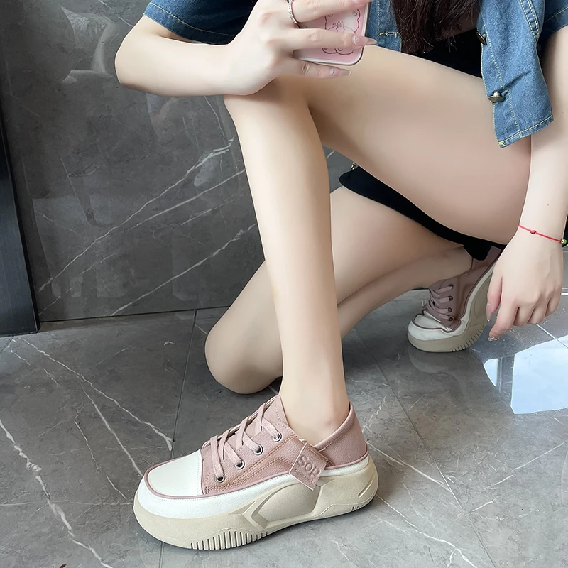 Sneakers Women Flats Platform Walking Shoes 2024 Spring New Brand Designer Lace Up Casual Sport Running Travel Mujer Shoes Sneakers Women Flats Platform Walking Shoes 2024 Spring New Brand Designer Lace Up Casual Sport Running Travel Mujer Shoes