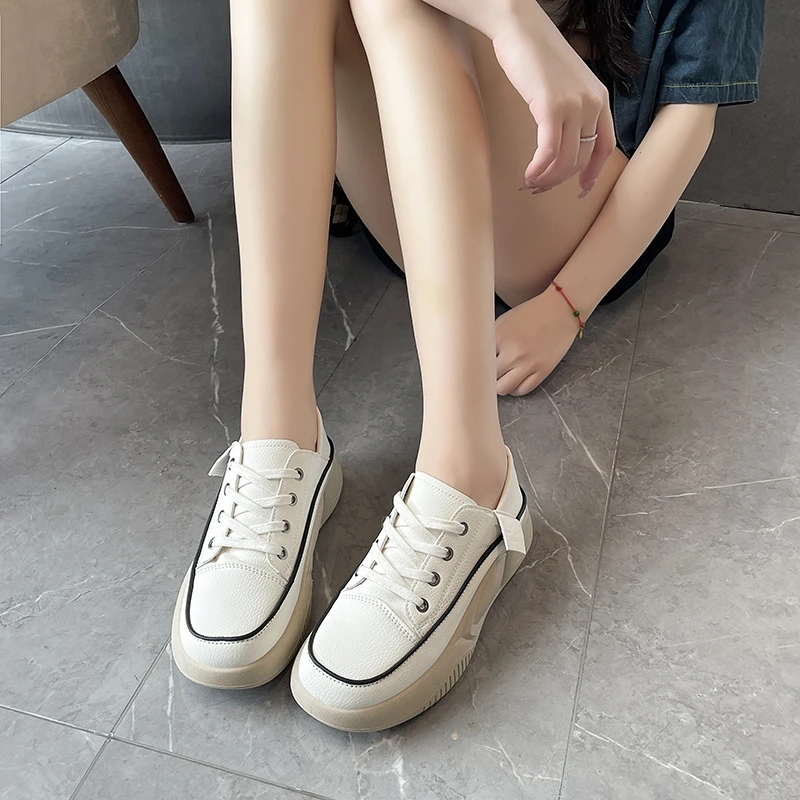 Sneakers Women Flats Platform Walking Shoes 2024 Spring New Brand Designer Lace Up Casual Sport Running Travel Mujer Shoes Sneakers Women Flats Platform Walking Shoes 2024 Spring New Brand Designer Lace Up Casual Sport Running Travel Mujer Shoes